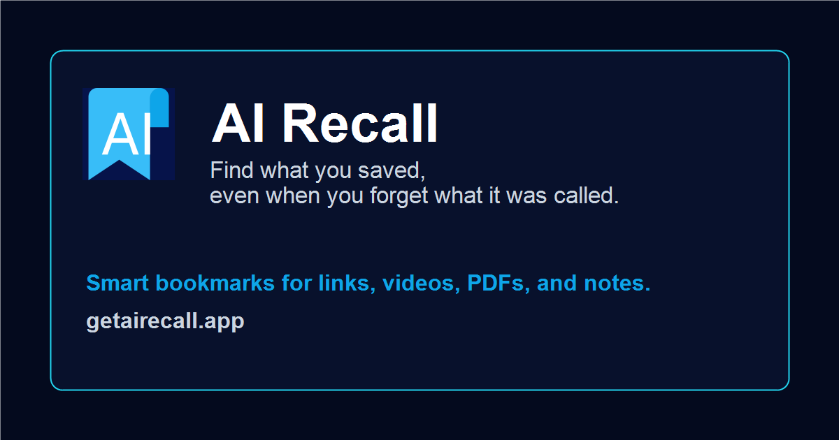 AI Recall preview